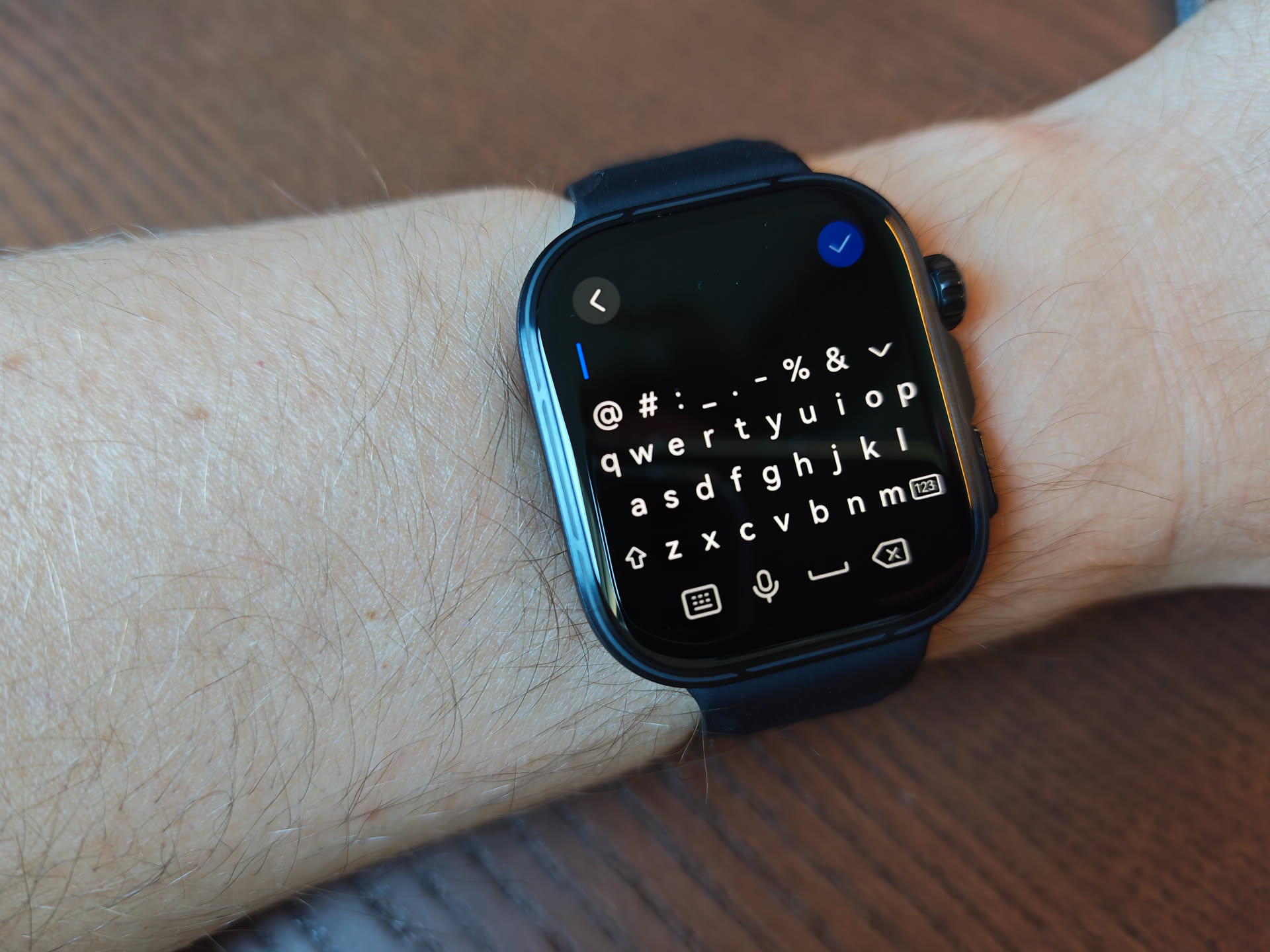 Huawei Watch Fit 5 Pro keyboard