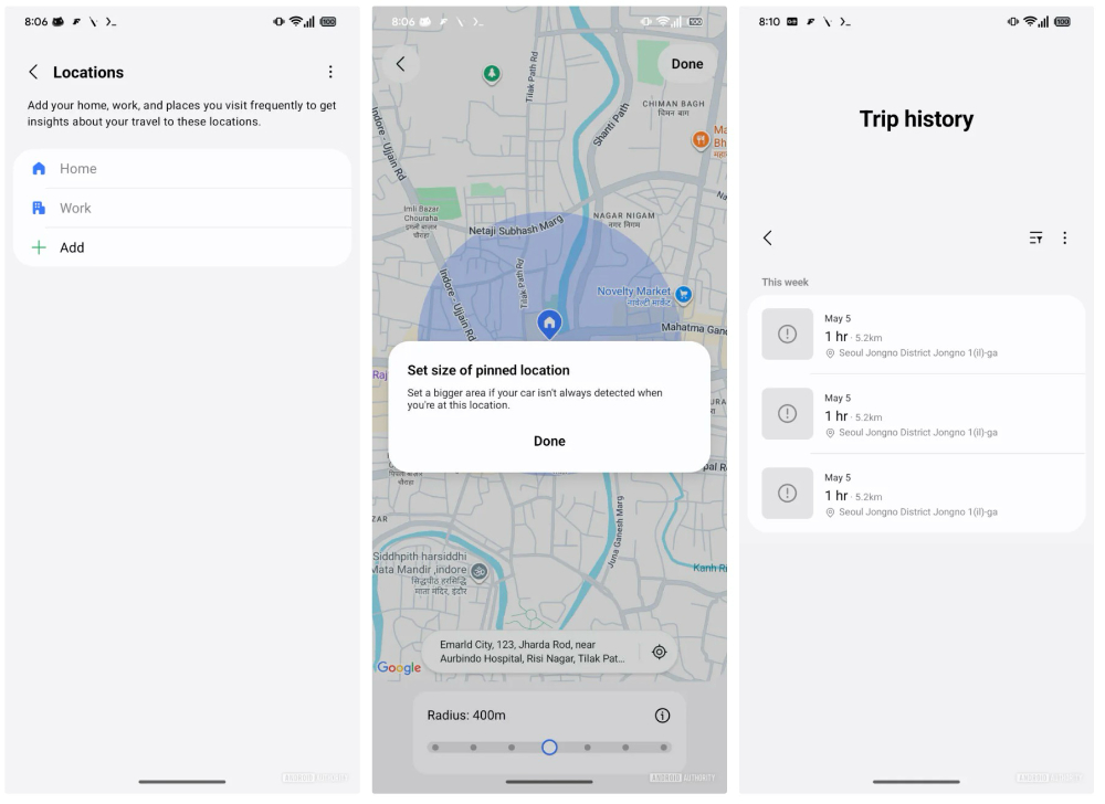 Samsung Driving Insights One UI 9 2