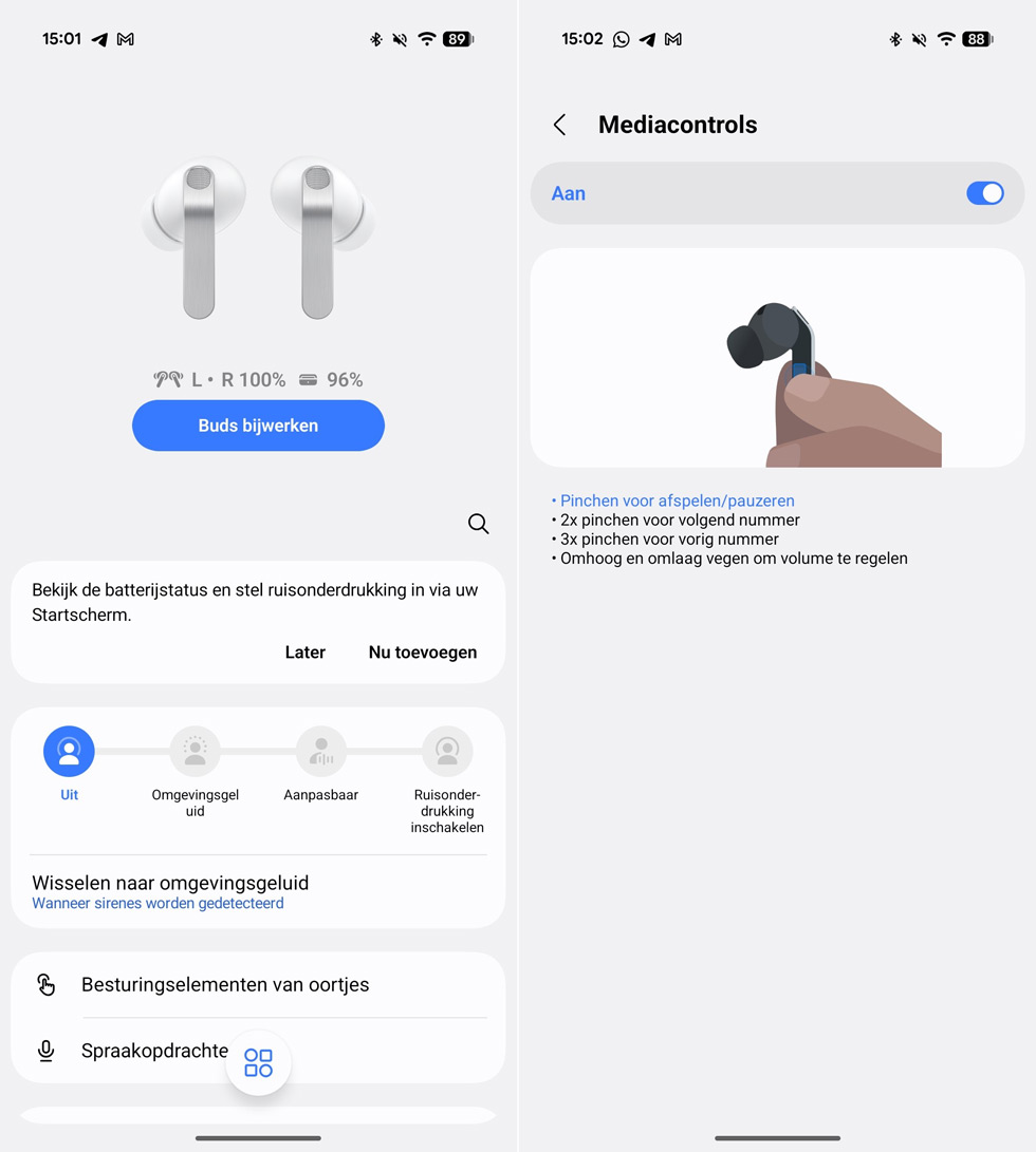 Samsung Galaxy Buds app