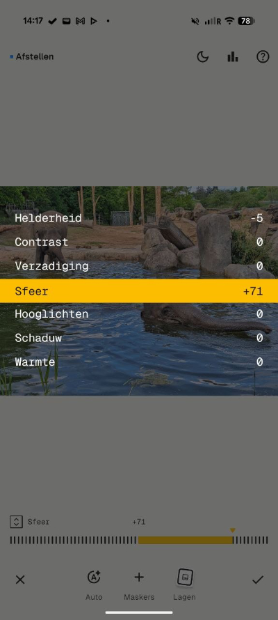 Snapseed 4.0 bewerkingen