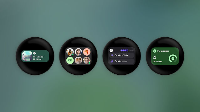 Wear OS 7 widgets