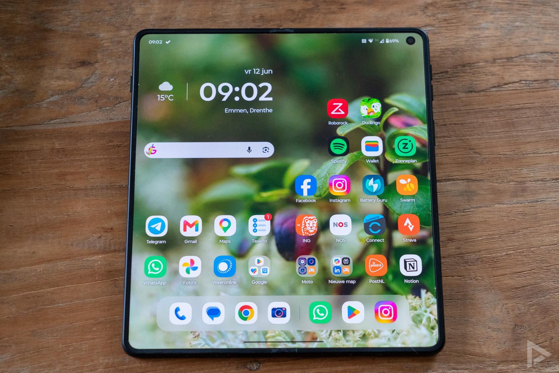 Motorola Razr Fold display