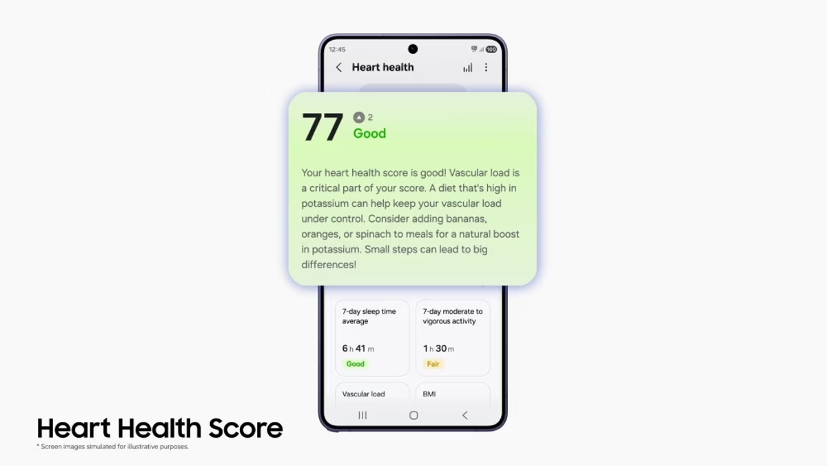 Samsung Health Heart Health Score
