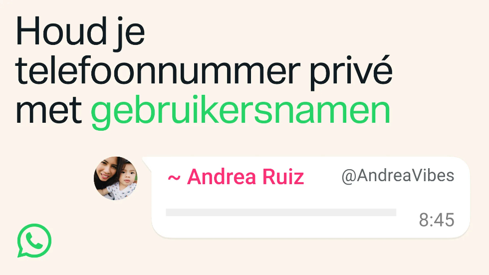 WhatsApp gebruikersnaam