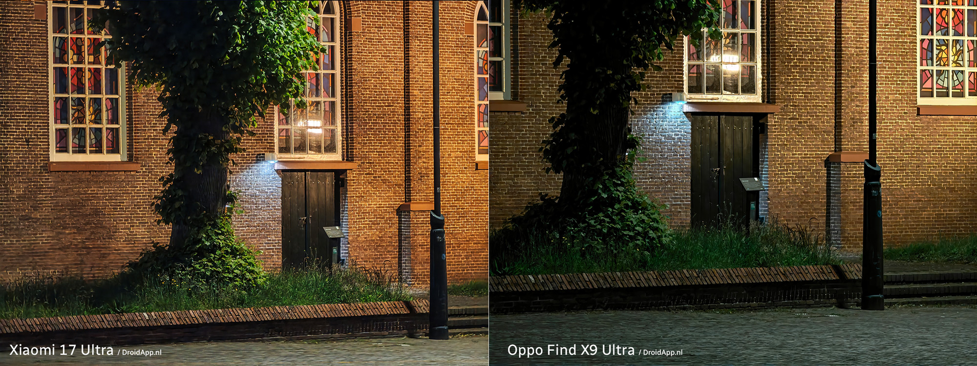 Xiaomi 17 Ultra - Oppo Find X9 Ultra vergelijking camera nacht 10x zoom