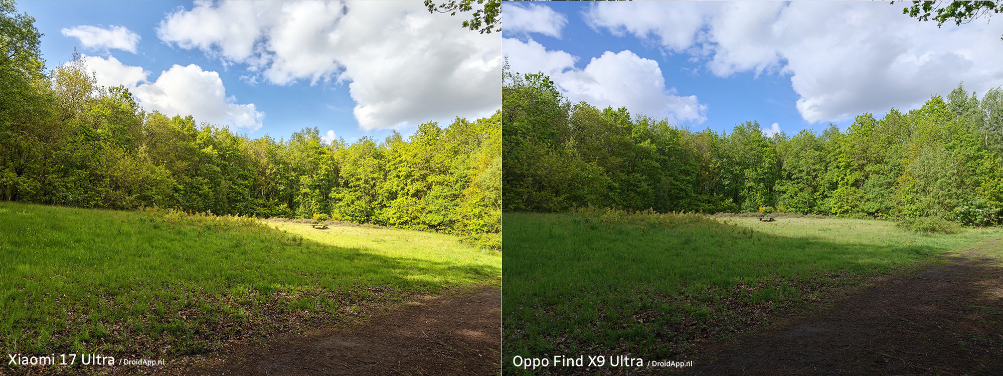 Xiaomi 17 Ultra - Oppo Find X9 Ultra vergelijking camera