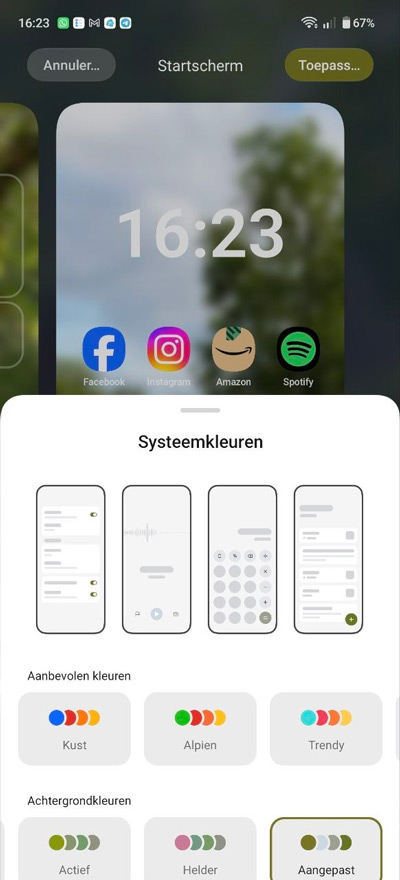 Oppo Find X9 Ultra themakleuren