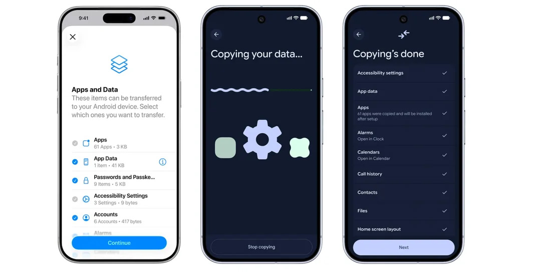 Van iOS naar Android